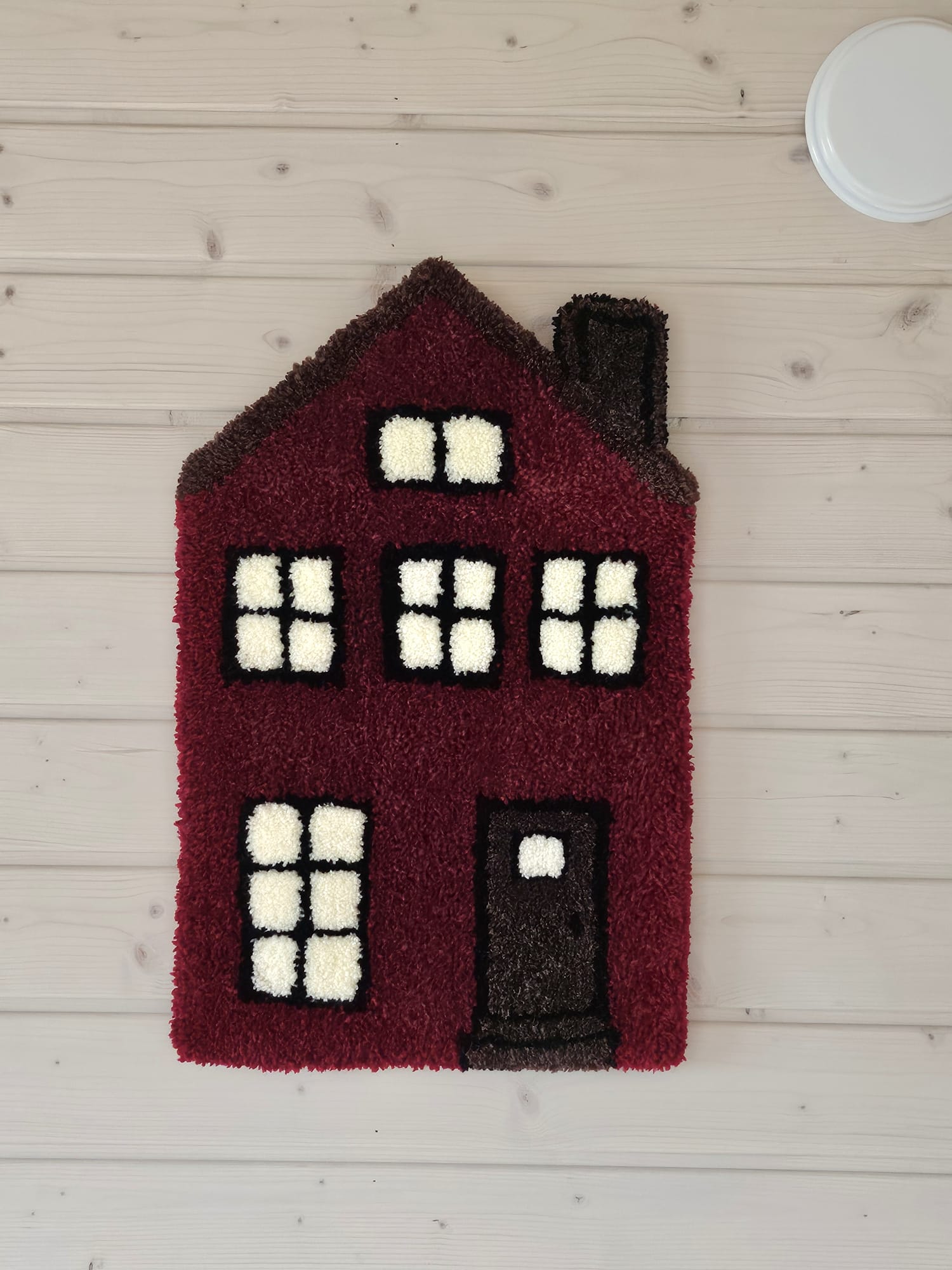 customer rug hanging